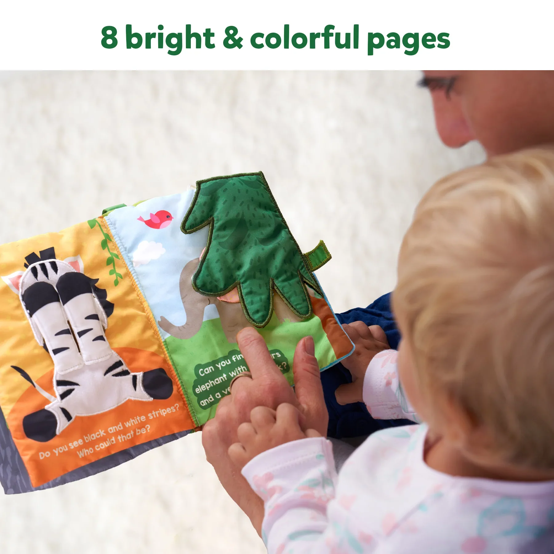 Peek-A-Boo: Jungle Theme | Interactive Soft Cloth Book (6 months+) - Image 3