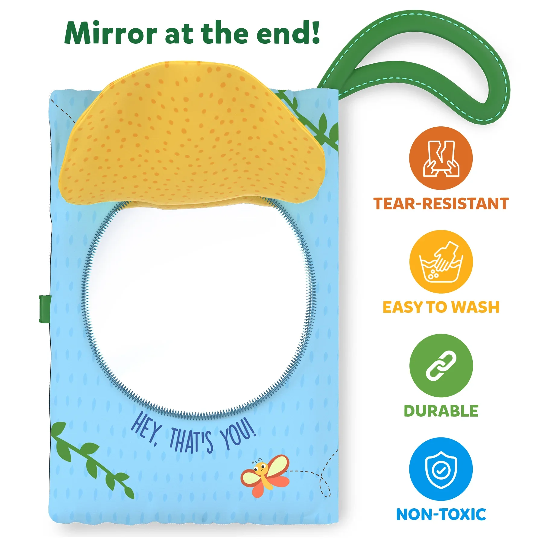 Peek-A-Boo: Jungle Theme | Interactive Soft Cloth Book (6 months+) - Image 6
