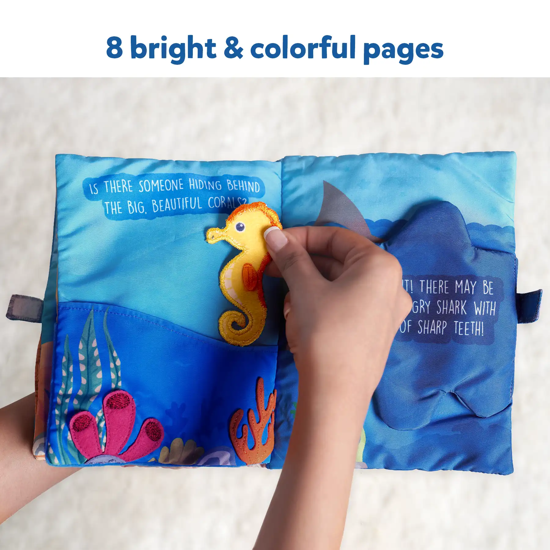 Peek-A-Boo : Underwater Animals | Interactive Cloth Book (6 months+) - Image 3