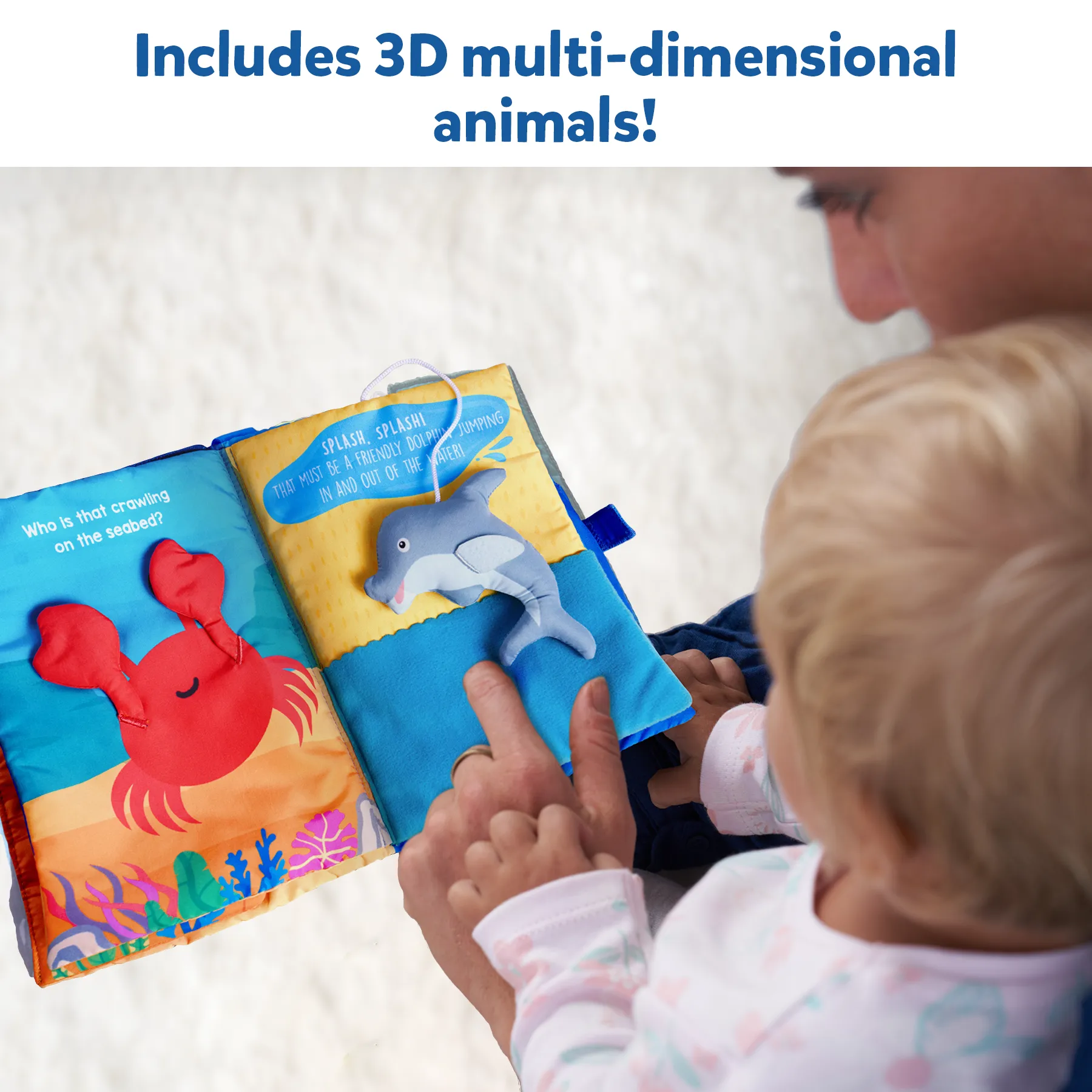 Peek-A-Boo : Underwater Animals | Interactive Cloth Book (6 months+) - Image 4