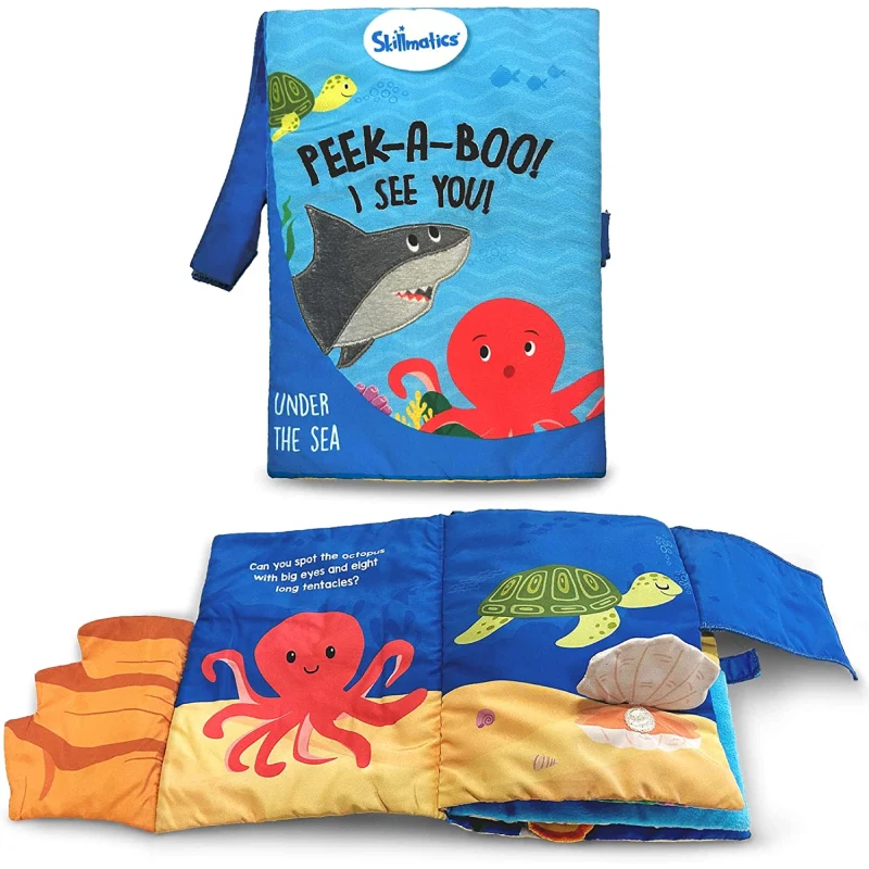 Peek-A-Boo : Underwater Animals | Interactive Cloth Book (6 months+) - Image 8