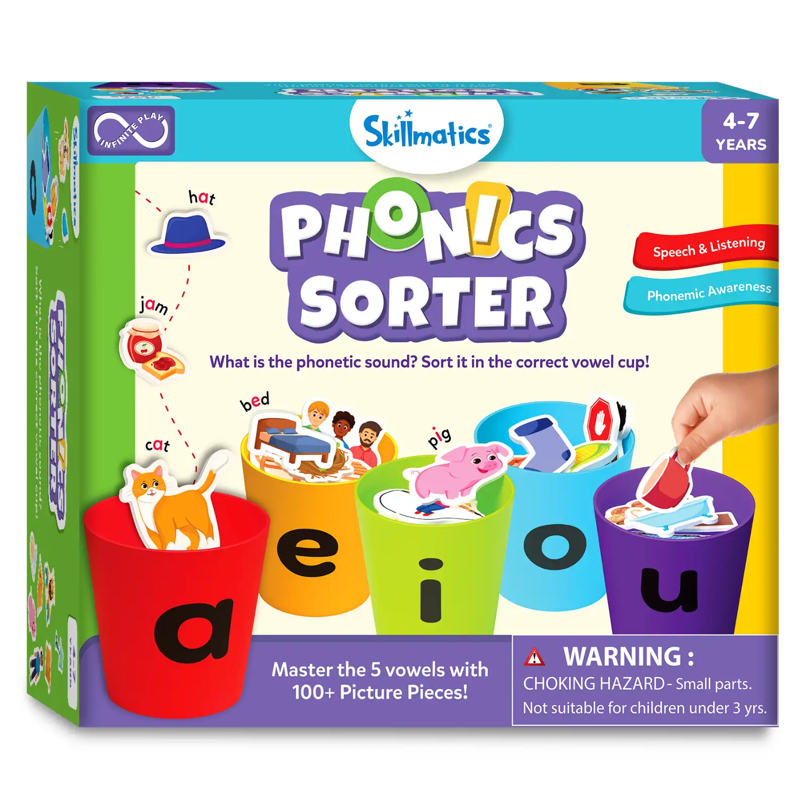 Phonics Sorter | Vowel Sorting & Early Reading Activity for Kids (ages 4-7) - Image 10