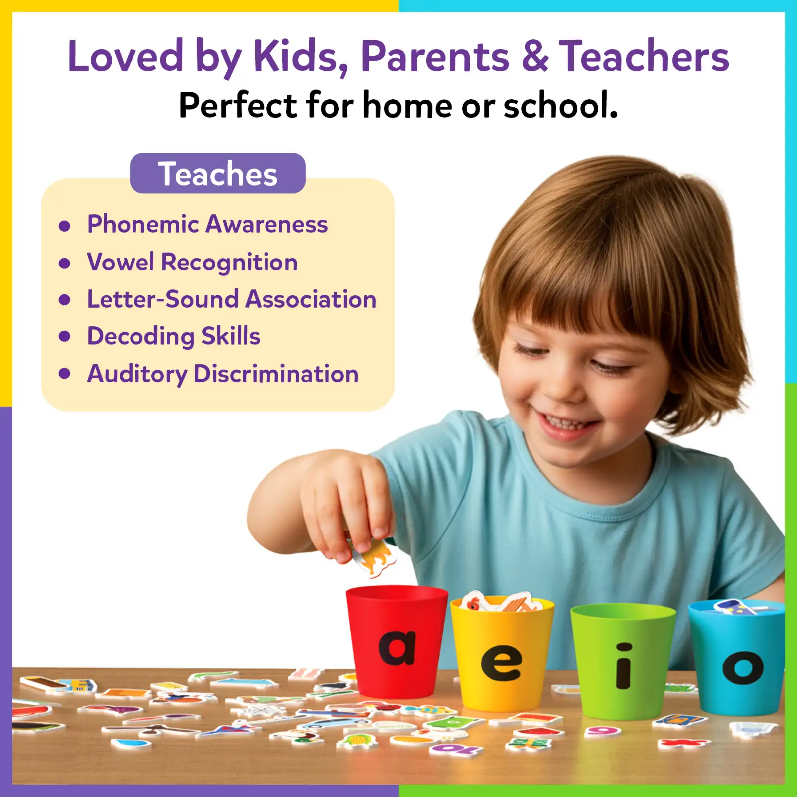 Phonics Sorter | Vowel Sorting & Early Reading Activity for Kids (ages 4-7) - Image 5
