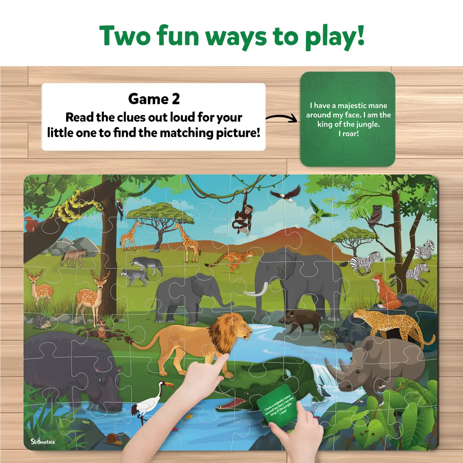 Piece & Play Amazing Animals | Jigsaw Puzzle (ages 3-7) - Image 5