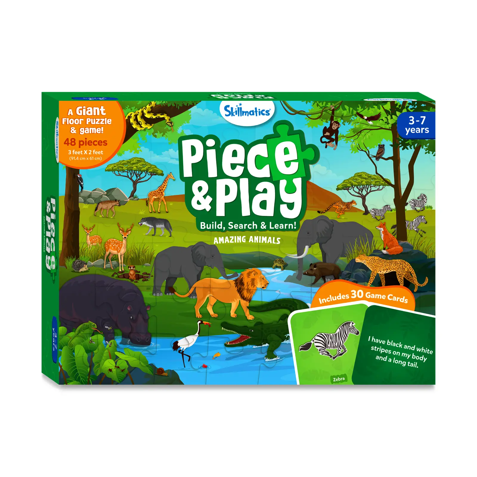 Piece & Play Amazing Animals | Jigsaw Puzzle (ages 3-7) - Image 9