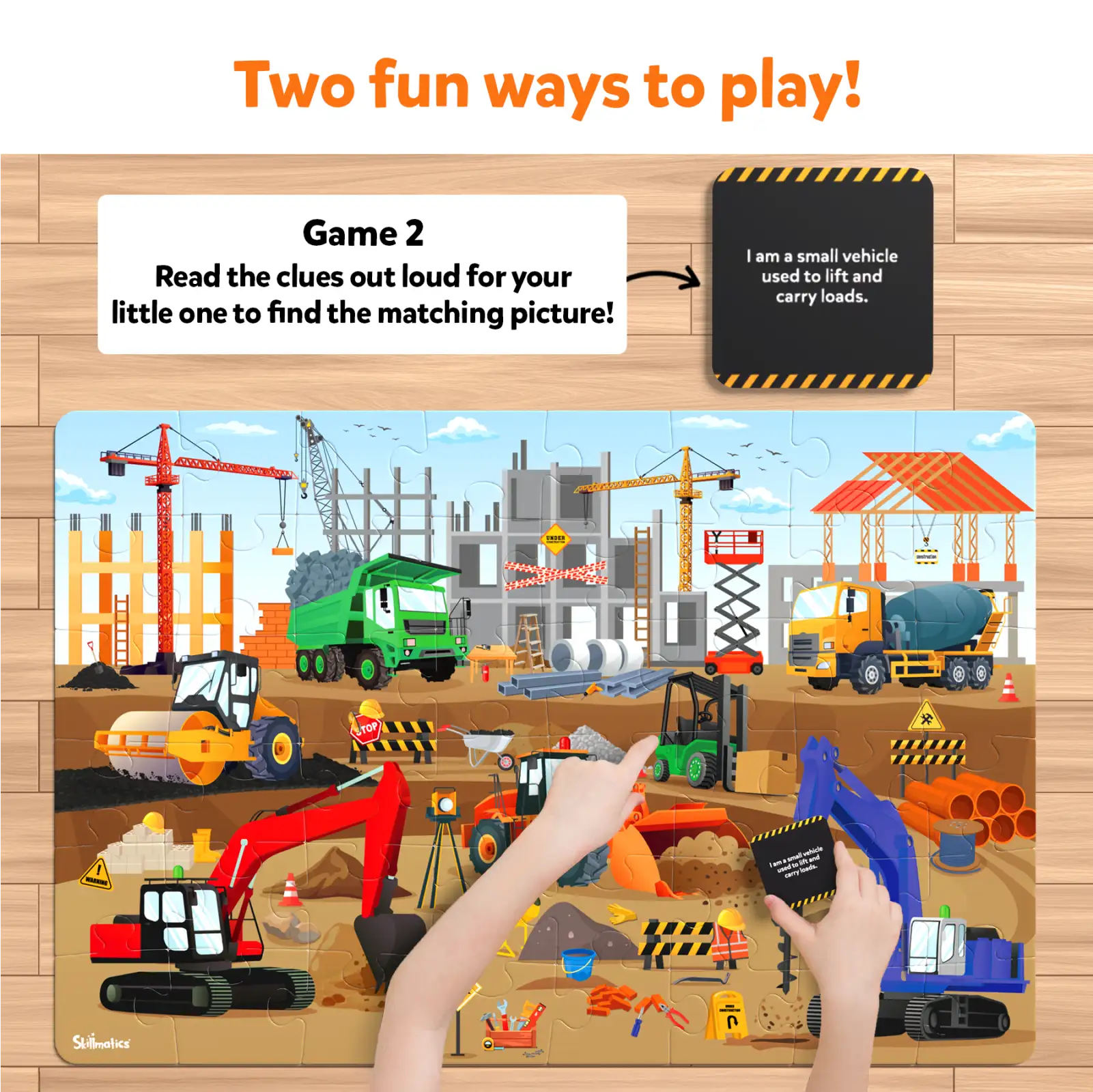 Piece & Play Construction Site | Jigsaw Puzzle (ages 3-7) - Image 5