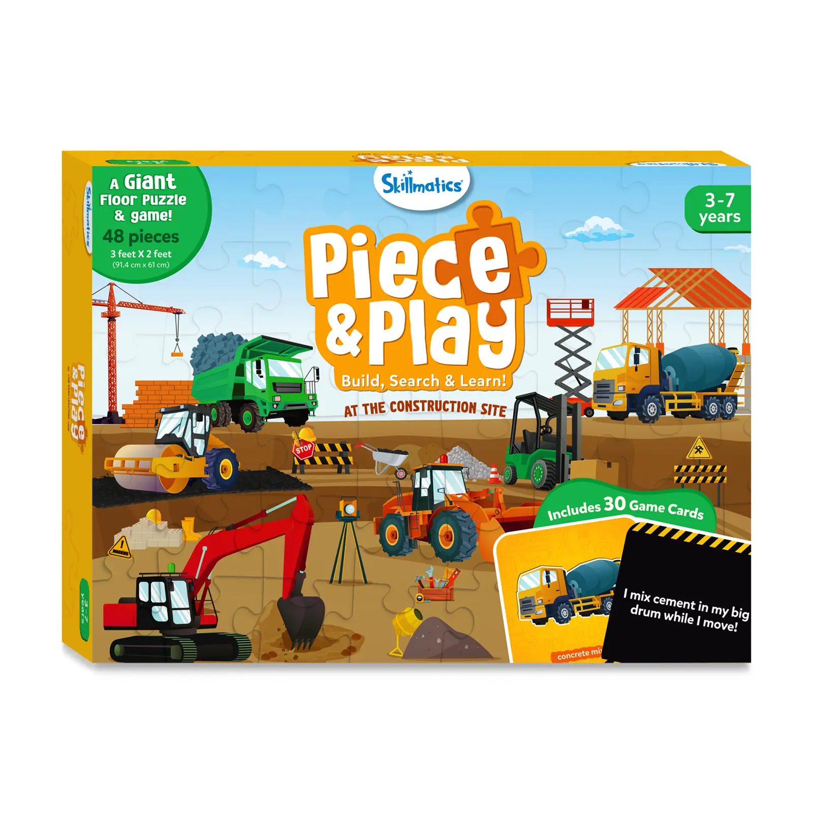 Piece & Play Construction Site | Jigsaw Puzzle (ages 3-7) - Image 9