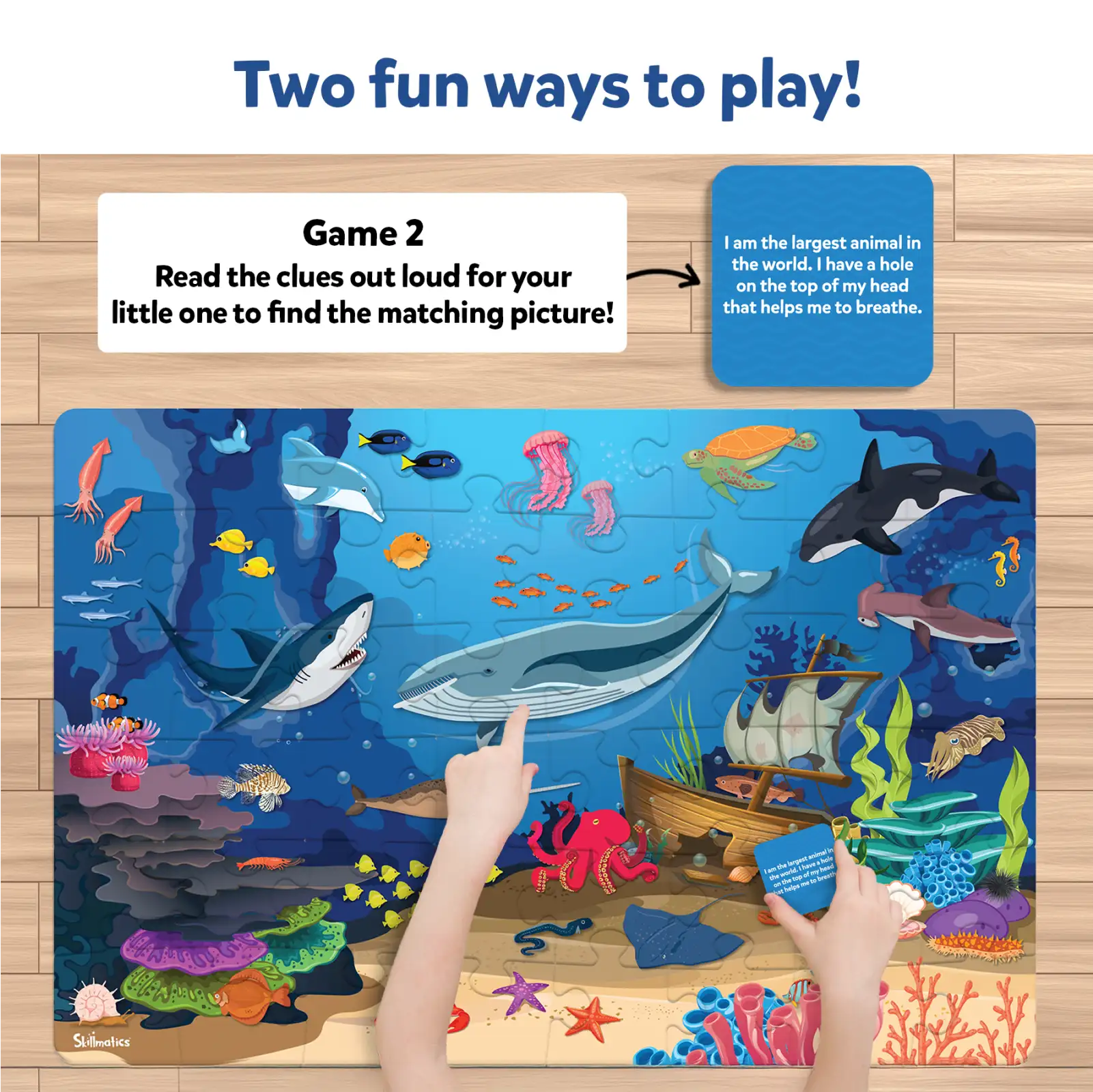 Piece & Play Underwater Animals | Jigsaw Puzzle (ages 3-7) - Image 5