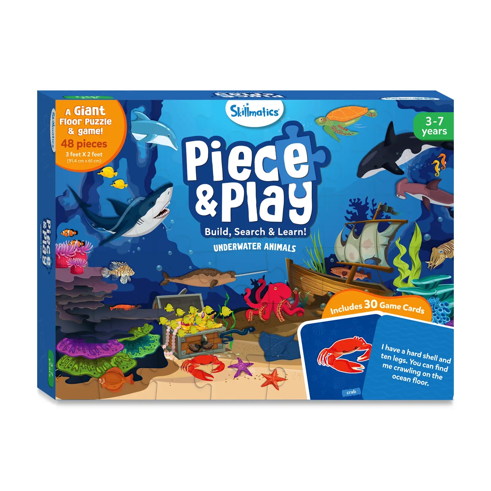 Piece & Play Underwater Animals | Jigsaw Puzzle (ages 3-7) - Image 10