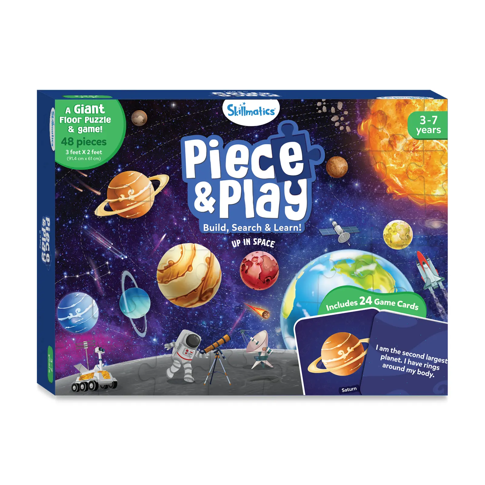 Piece & Play Up in Space | Jigsaw Puzzle (ages 3-7) - Image 8