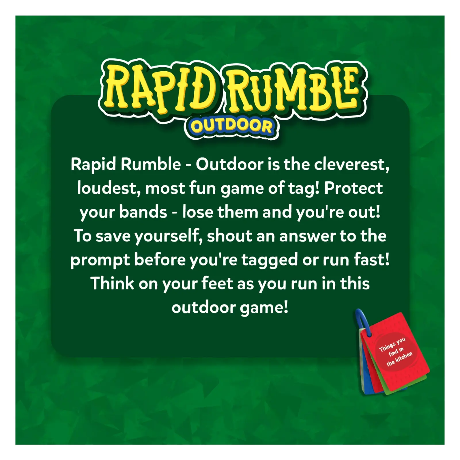 Rapid Rumble Outdoor | Educational & Clever Category Game of Tag (ages 6+) - Image 8