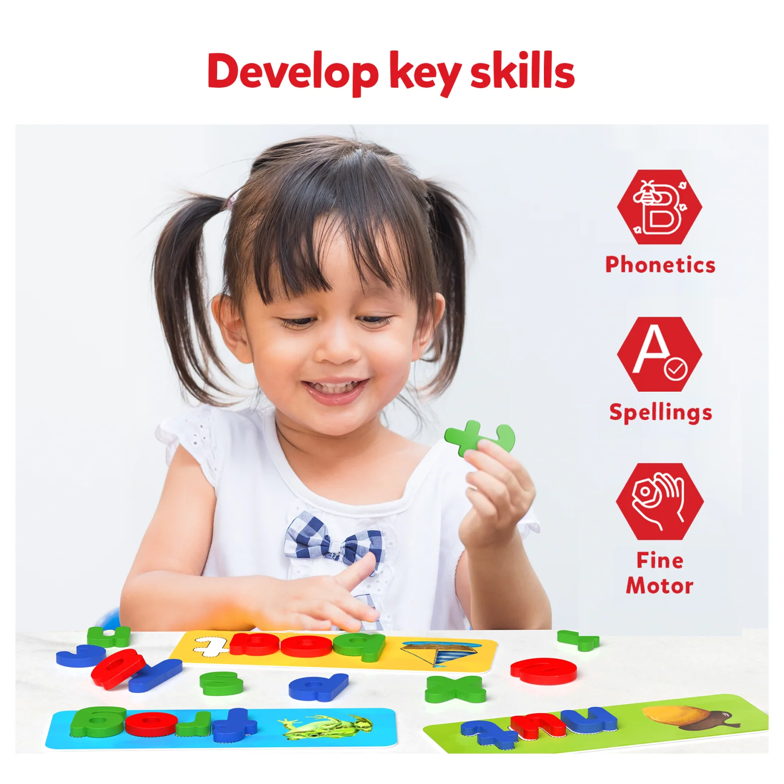 Ready To Spell | Spelling game | Wooden boards (ages 4-7) - Image 6