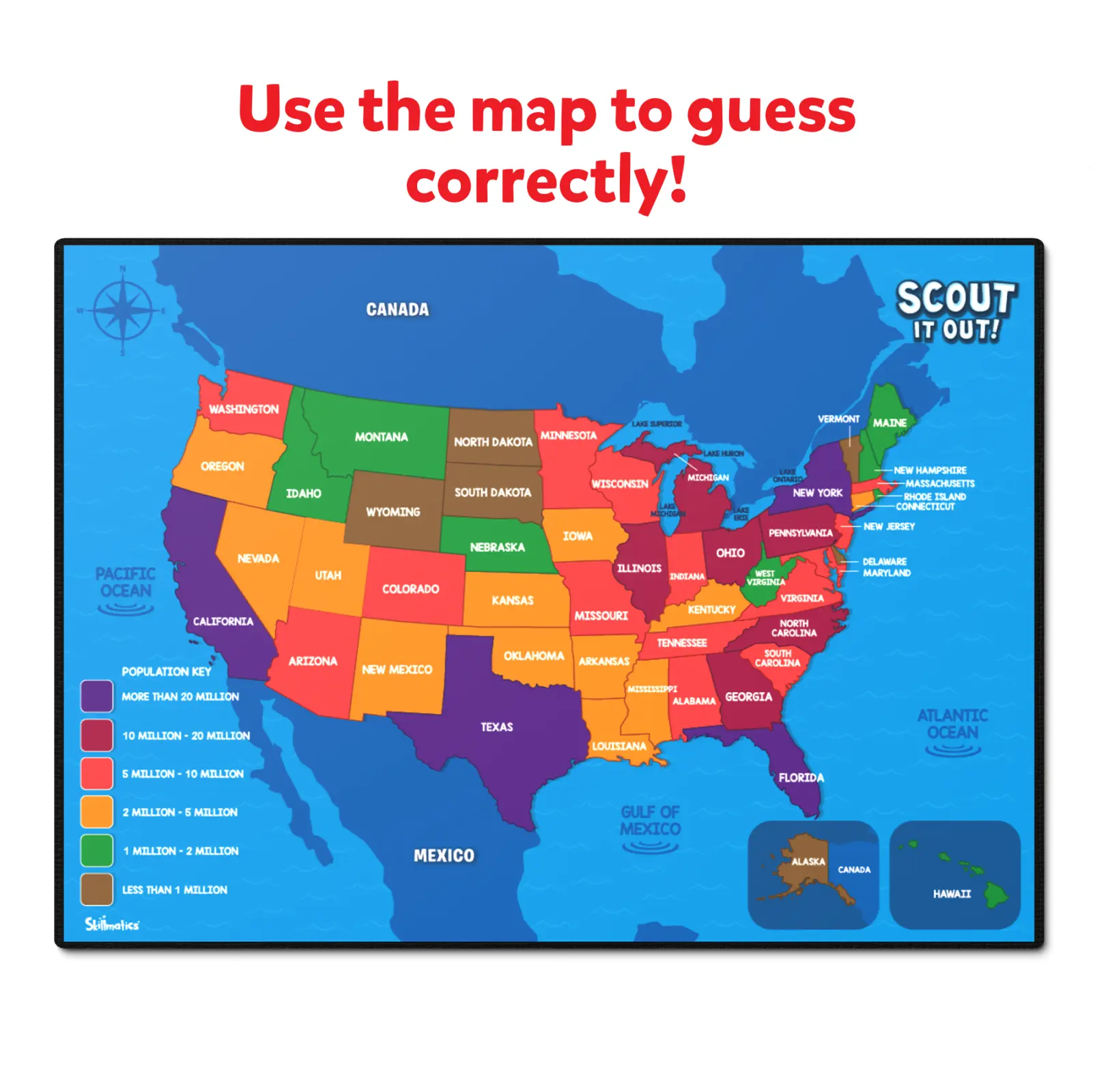 Scout it Out: The 50 States | Trivia Board Game (ages 7+) - Image 5