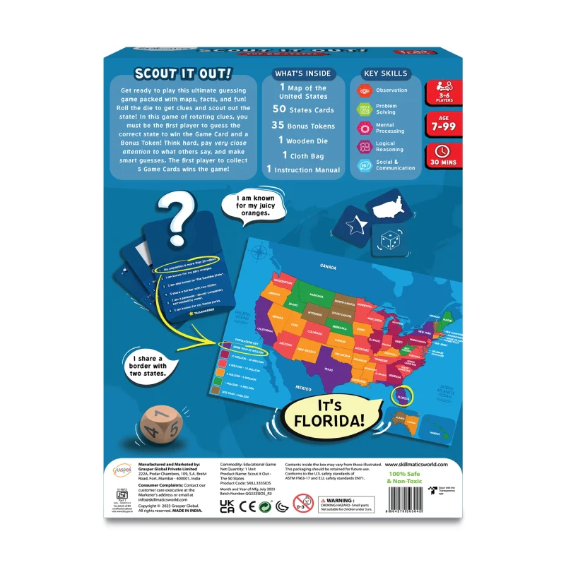Scout it Out: The 50 States | Trivia Board Game (ages 7+) - Image 8