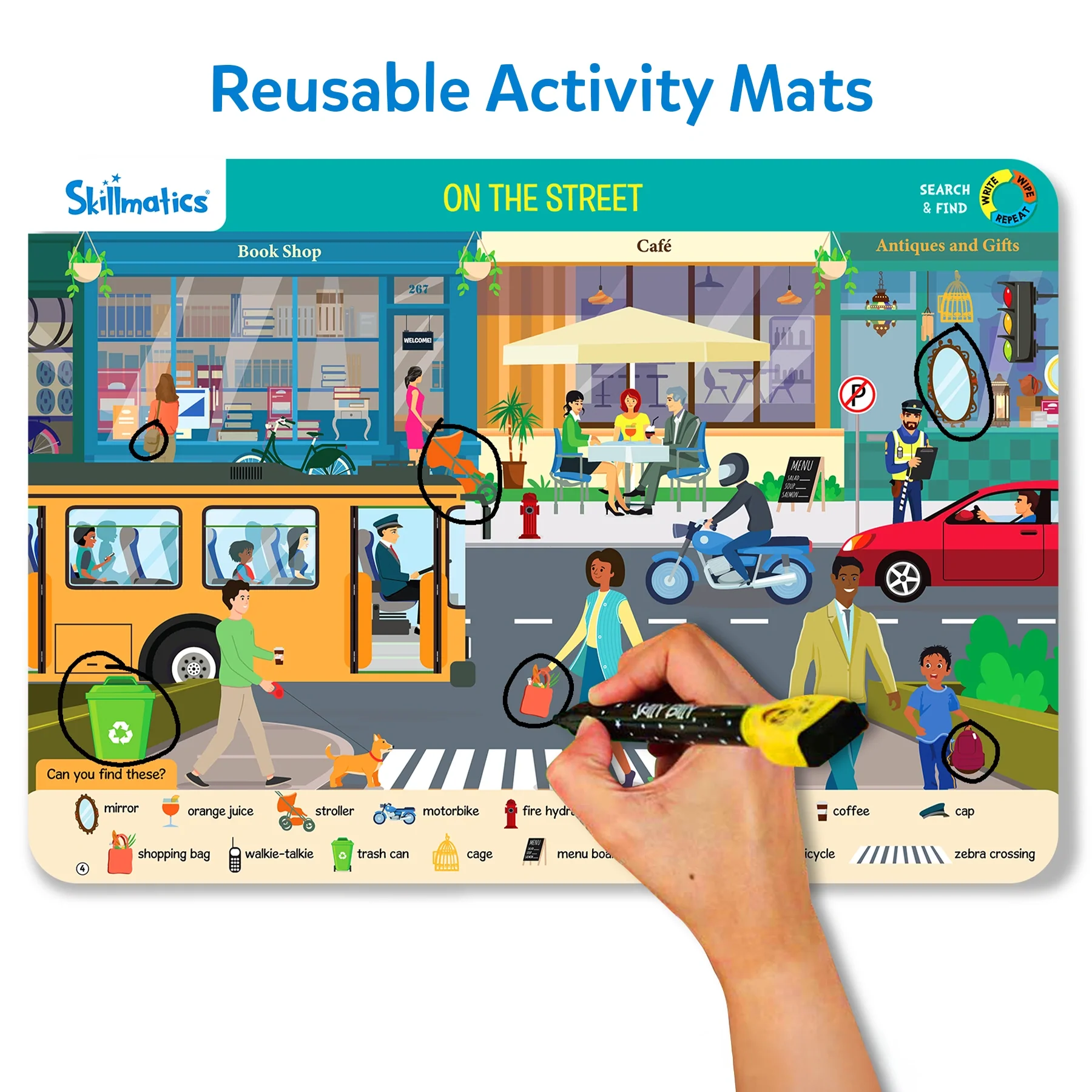 Search and Find Megapack | Reusable Activity Mats (ages 3-6) - Image 3