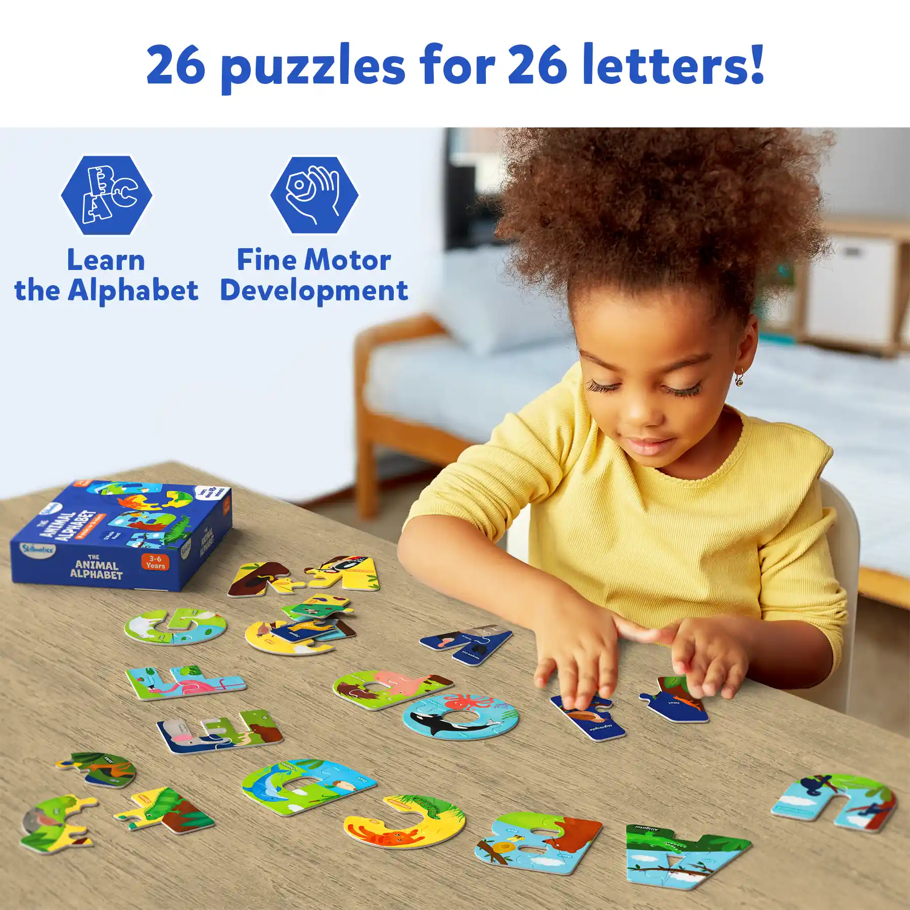 The Animal Alphabet | Fun & Educational Jigsaw Puzzle (ages 3-6) - Image 4