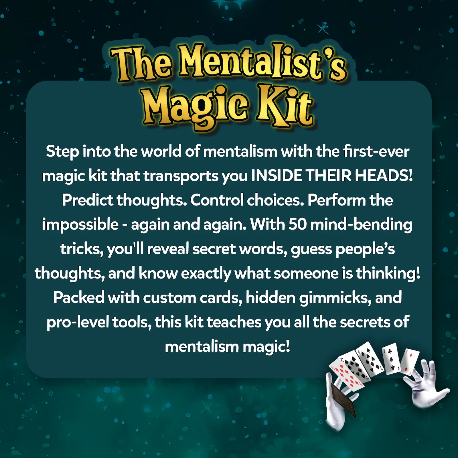 The Mentalist's Magic Kit | Tricks & Illusions Kit for Kids (ages 10+) - Image 8