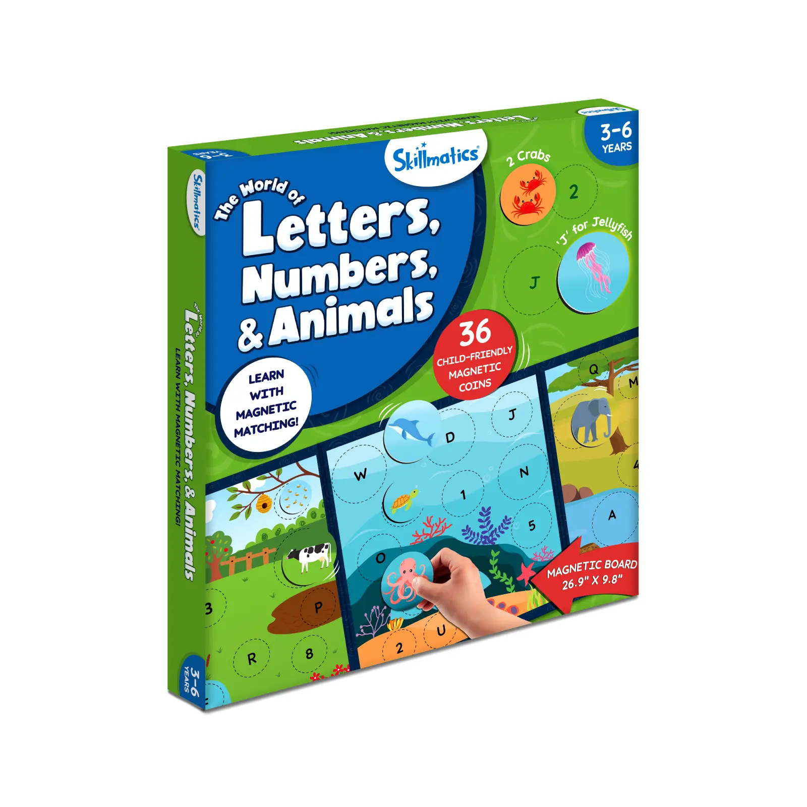 The World of Letters, Numbers & Animals | Magnetic Matching Activity (ages 3-6) - Image 10
