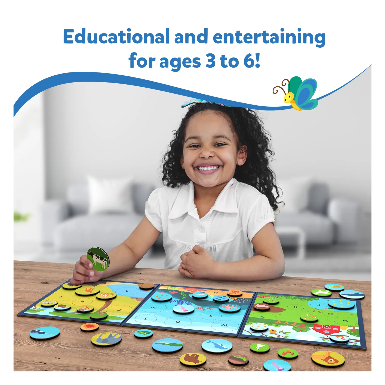 The World of Letters, Numbers & Animals | Magnetic Matching Activity (ages 3-6) - Image 4