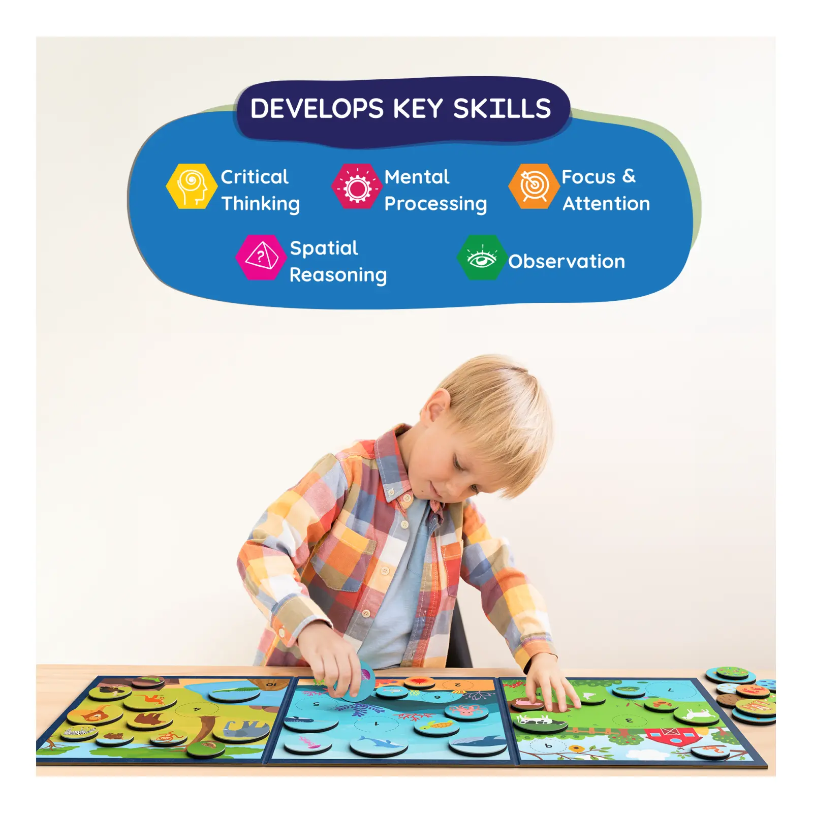The World of Letters, Numbers & Animals | Magnetic Matching Activity (ages 3-6) - Image 6