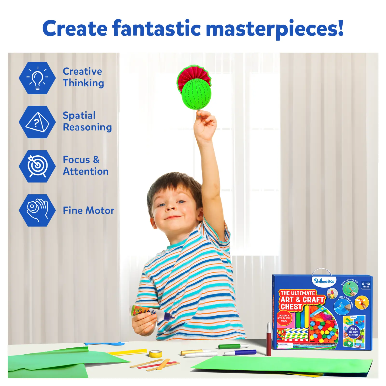 Ultimate Art & Craft Activity Chest (for ages 6-13) - Image 5