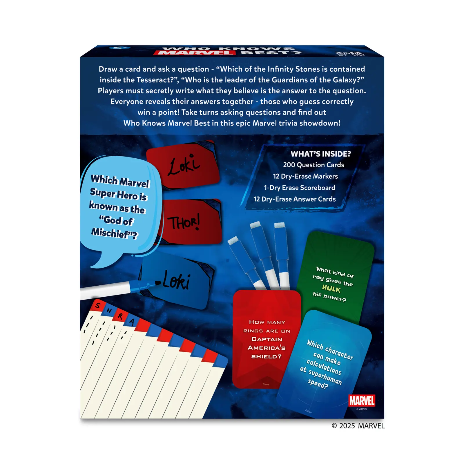 Who Knows Marvel Best? | Family & Party Card game (ages 8+) - Image 11