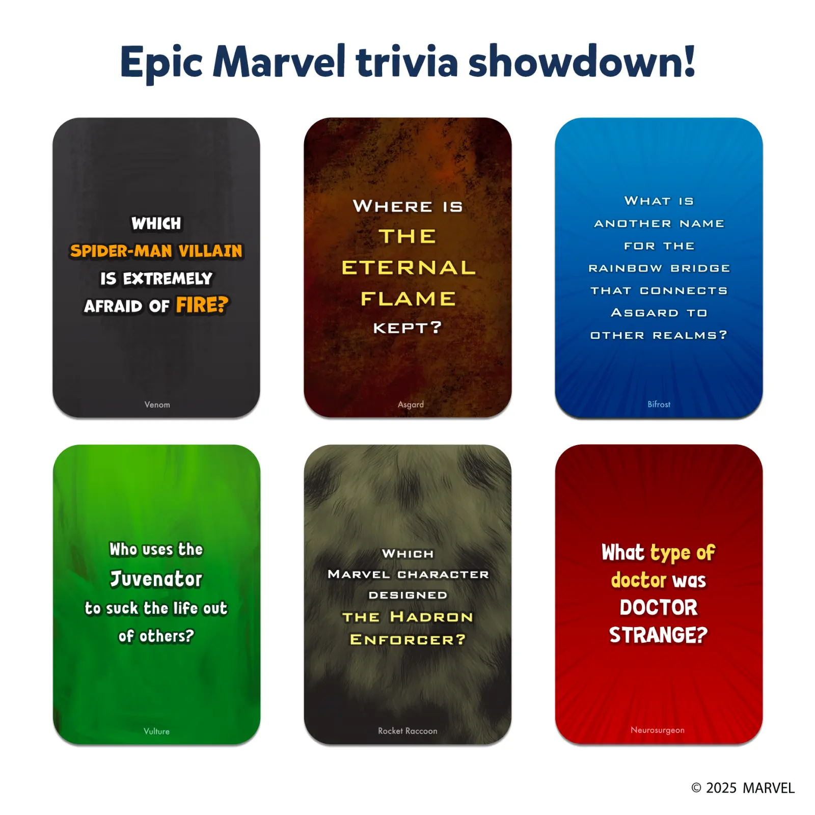 Who Knows Marvel Best? | Family & Party Card game (ages 8+) - Image 3