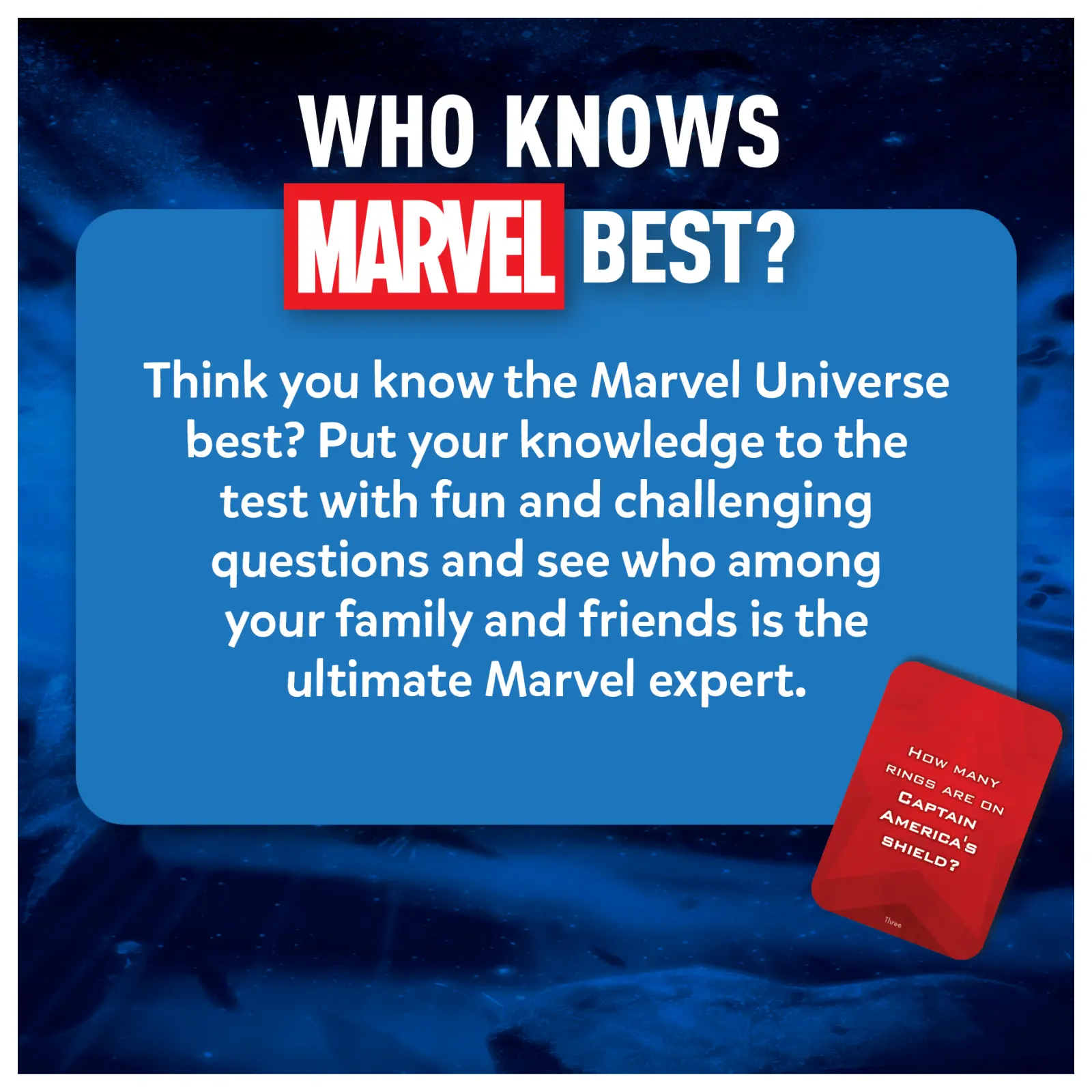 Who Knows Marvel Best? | Family & Party Card game (ages 8+) - Image 9
