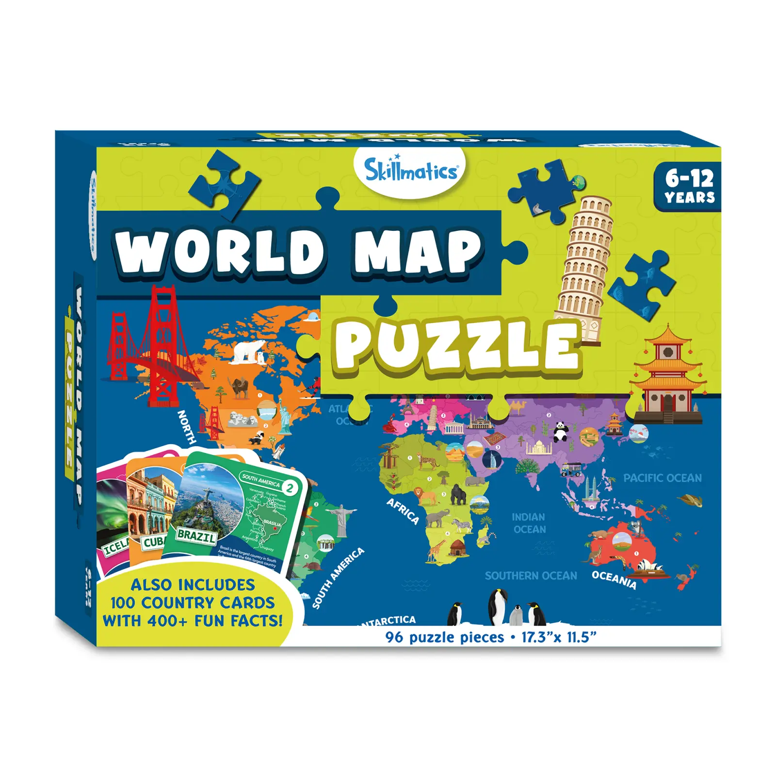 World Map Puzzle (ages 6-12) - Image 9